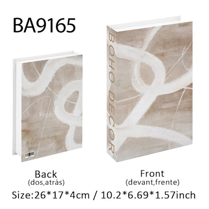 Decorative Book Storage Box, Faux Book Box, Hidden Shelf Storage for the Living Room