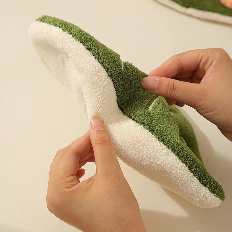 Leaf Hand Towel, Embroidered Guest Towel, Soft Cotton Towel for the Bathroom