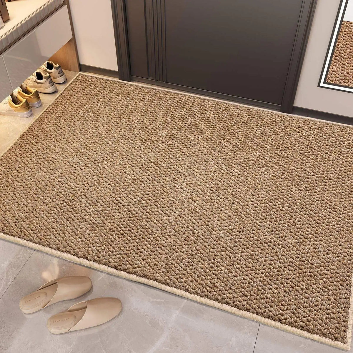 Front Door Entrance Mat, Welcome Doormat, Non-Slip Indoor Outdoor Entryway Rug