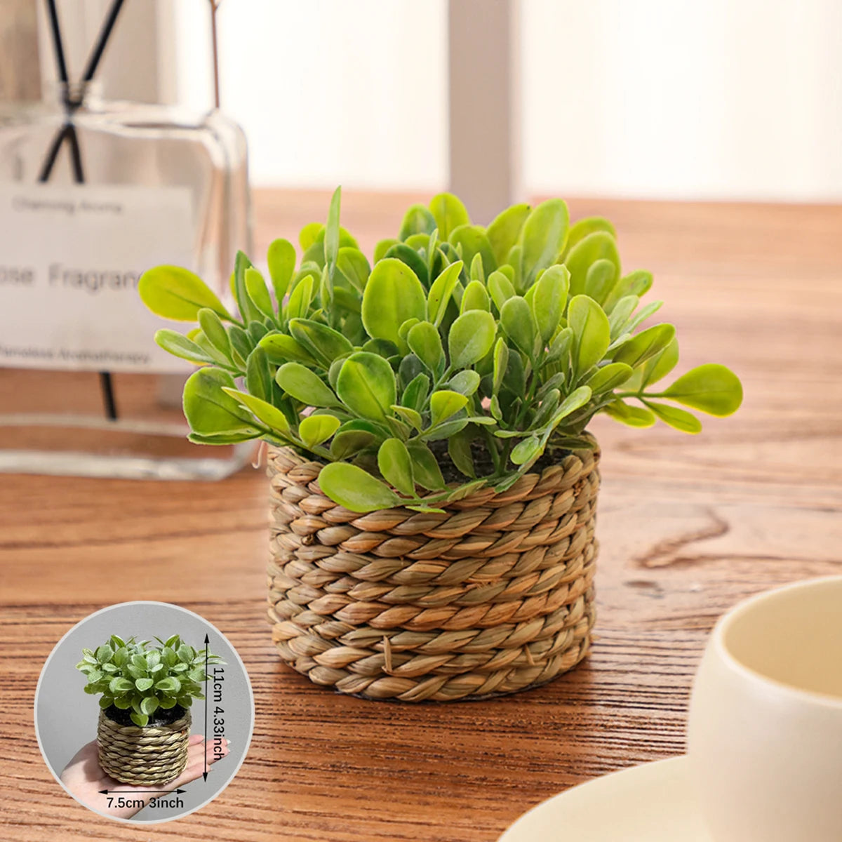 Artificial Eucalyptus Stems, Faux Greenery Branches, Vase Filler for Table Decor