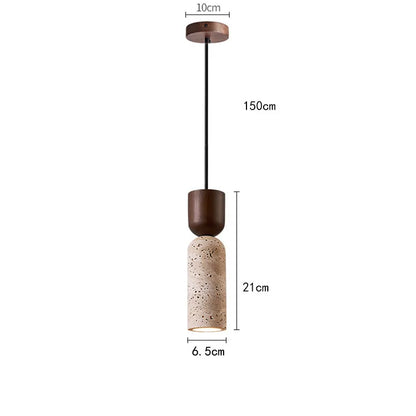 French Wabi-Sabi Ceiling Pendant, Plaster Hanging Lamp, Soft Light for the Bedroom