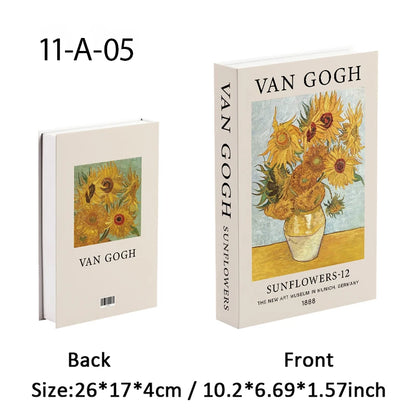 Decorative Book Storage Box, Faux Book Box, Hidden Shelf Storage for the Living Room