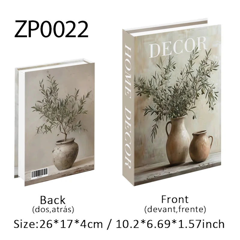Decorative Book Storage Box, Faux Book Box, Hidden Shelf Storage for the Living Room
