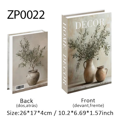 Decorative Book Storage Box, Faux Book Box, Hidden Shelf Storage for the Living Room