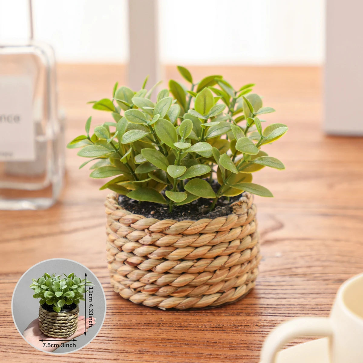 Artificial Eucalyptus Stems, Faux Greenery Branches, Vase Filler for Table Decor