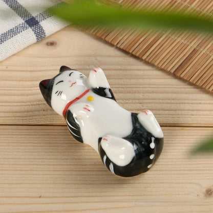 Ceramic Chopstick Holder, Chopstick Rest Set, Handmade Tableware Accent