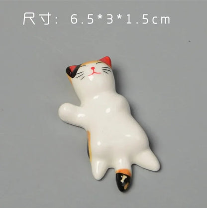 Ceramic Chopstick Holder, Chopstick Rest Set, Handmade Tableware Accent