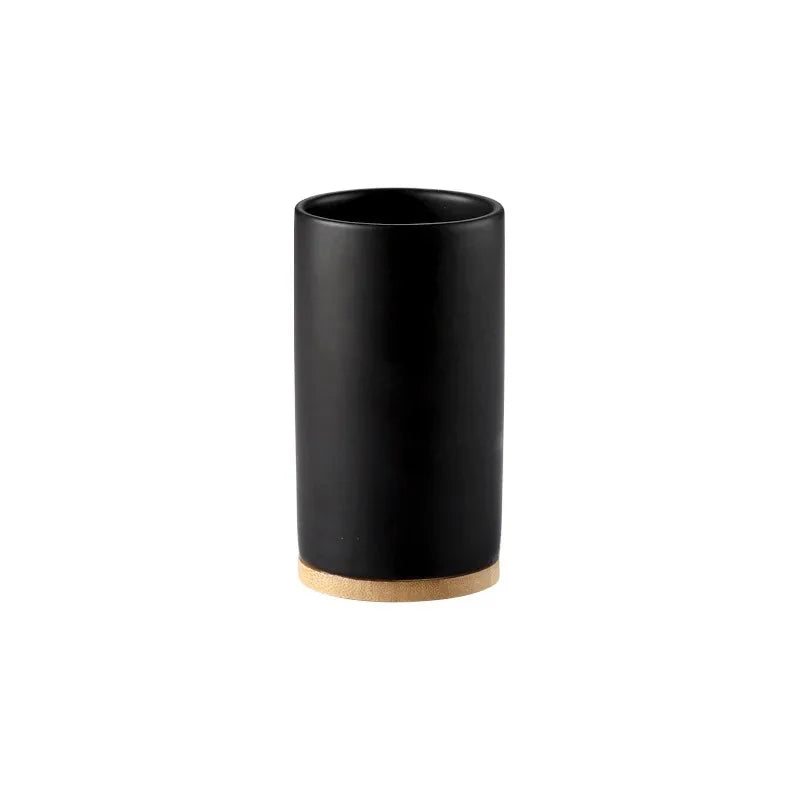 Ceramic Bathroom Accessories Set, Vanity Countertop Set, Soap Dispenser and Tumbler