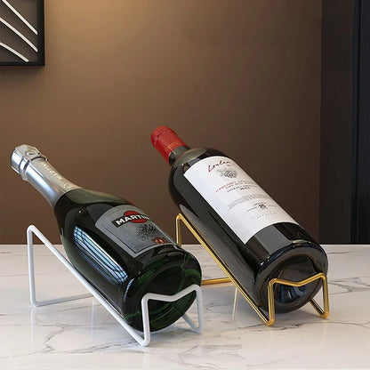 Countertop Wine Bottle Rack, Wine Bottle Holder, Freestanding Storage for Kitchen and Bar
