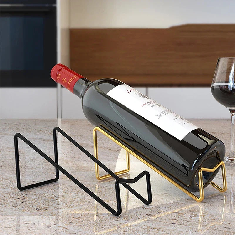 Countertop Wine Bottle Rack, Wine Bottle Holder, Freestanding Storage for Kitchen and Bar