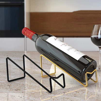 Countertop Wine Bottle Rack, Wine Bottle Holder, Freestanding Storage for Kitchen and Bar