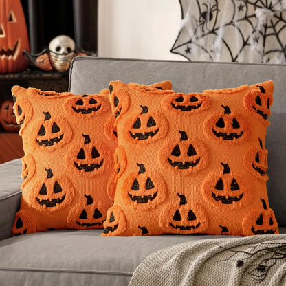 Seasonal Throw Pillow Covers, Faux Fur Cushion Cases, Autumn and Winter Sofa Accent