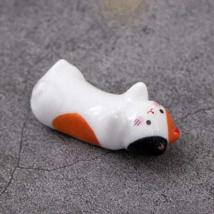 Ceramic Chopstick Holder, Chopstick Rest Set, Handmade Tableware Accent