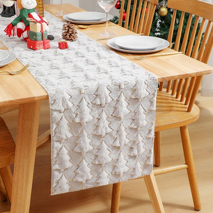 Sequin Table Runner, Dining Table Cloth Runner, Festive Decor for Gatherings