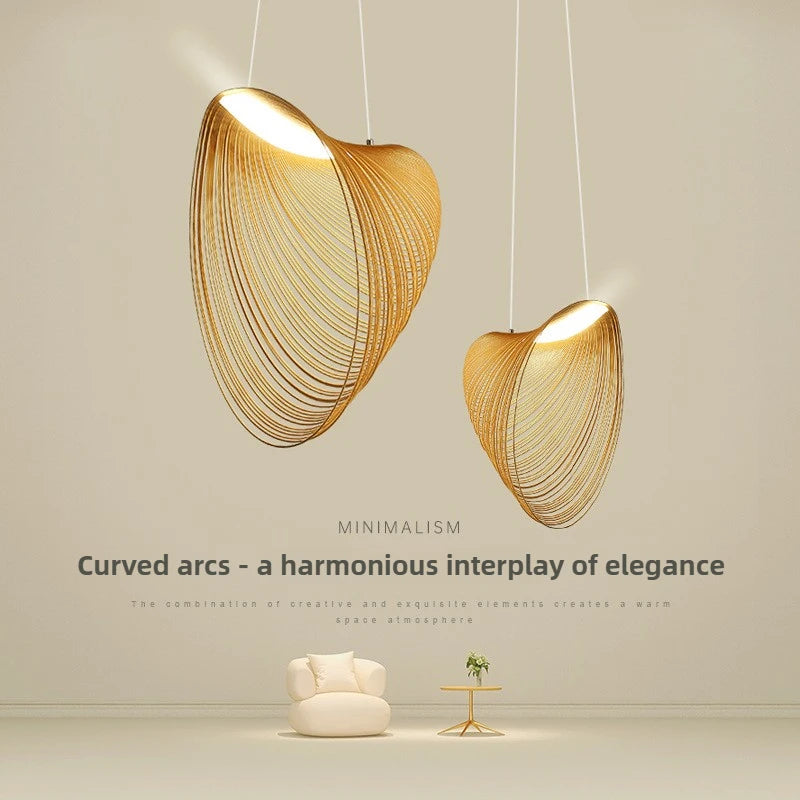 Wooden Birds Nest Pendant Light, Woven Ceiling Lamp, Natural Fixture for Dining Rooms