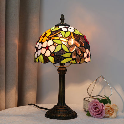 Vintage Style Table Lamp, Retro Bedside Lamp, Warm Accent Light for the Living Room