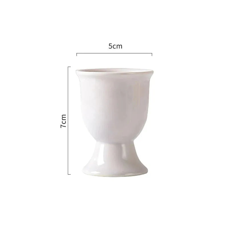 Ceramic Egg Cup Holders, Soft Boiled Egg Stands, Ceramic Breakfast Tableware