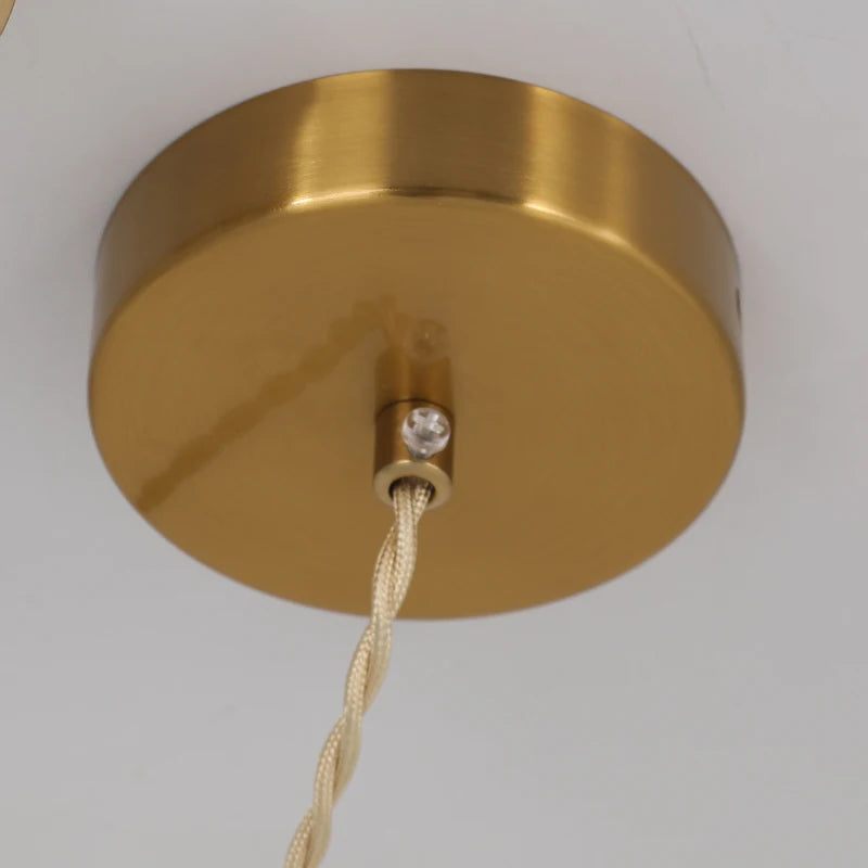 Ceramic Dome Chandelier, Single Pendant Light, Minimalist Fixture for Kitchen Islands