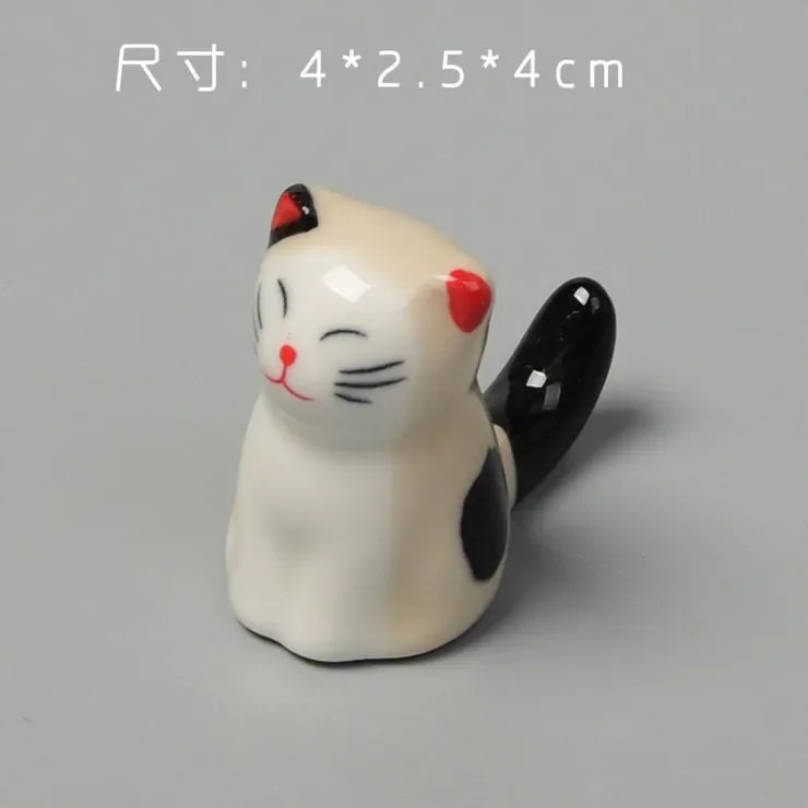 Ceramic Chopstick Holder, Chopstick Rest Set, Handmade Tableware Accent