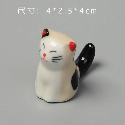 Ceramic Chopstick Holder, Chopstick Rest Set, Handmade Tableware Accent