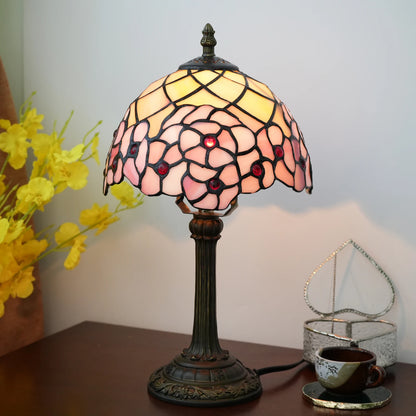 Vintage Style Table Lamp, Retro Bedside Lamp, Warm Accent Light for the Living Room