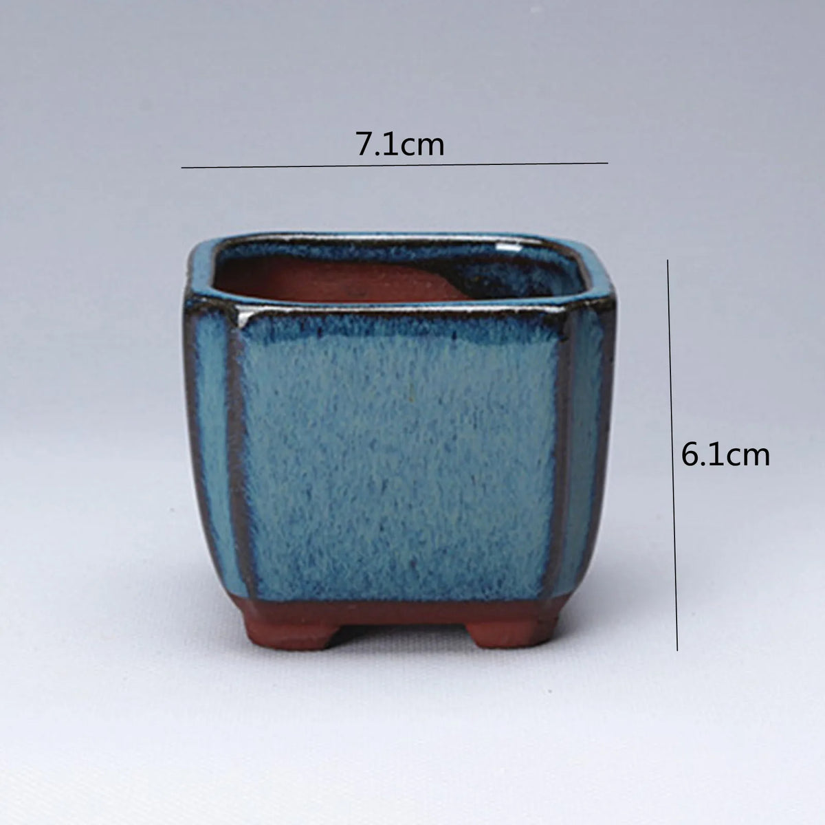 Ceramic Garden Planter Pot, Indoor Plant Pot, Glazed Flower Pot with Drainage Hole