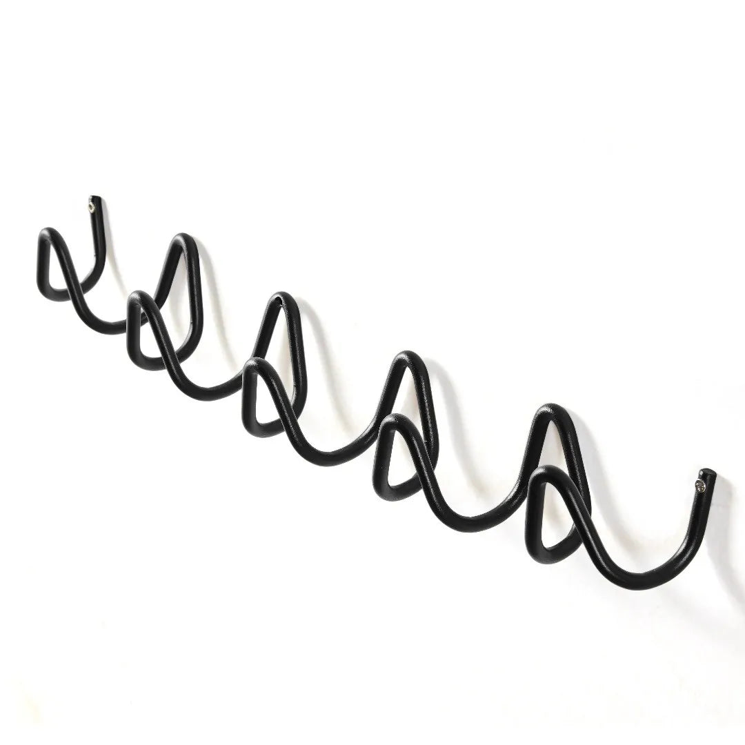 Wall Mounted Coat Rack, Entryway Hook Rail, Wall Hooks for Coats, Bags, and Keys
