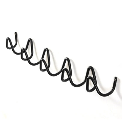 Wall Mounted Coat Rack, Entryway Hook Rail, Wall Hooks for Coats, Bags, and Keys