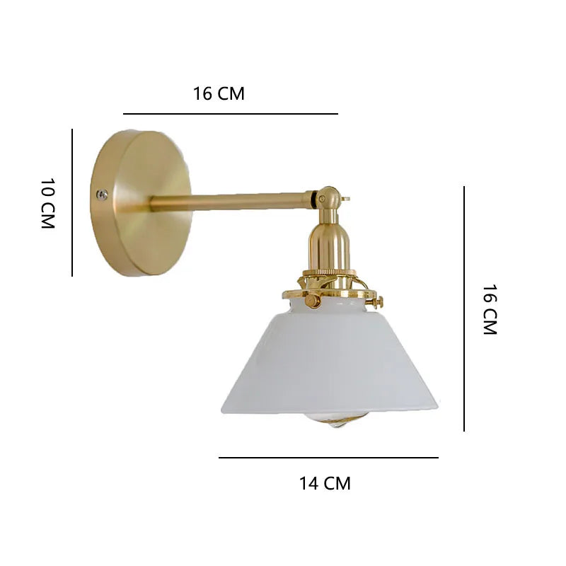 Bathroom Mirror Wall Lamp, Vanity Light Fixture, Retro Nordic Sconce for Above the Mirror