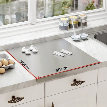 Stainless Steel Cutting Board, Chopping Board, 304 Steel Kitchen Prep Board