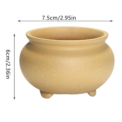 Ceramic Garden Planter Pot, Indoor Plant Pot, Glazed Flower Pot with Drainage Hole
