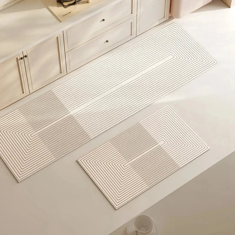Kitchen Floor Mat, Absorbent Kitchen Runner Rug, Non-Slip Washable Anti-Fatigue Mat