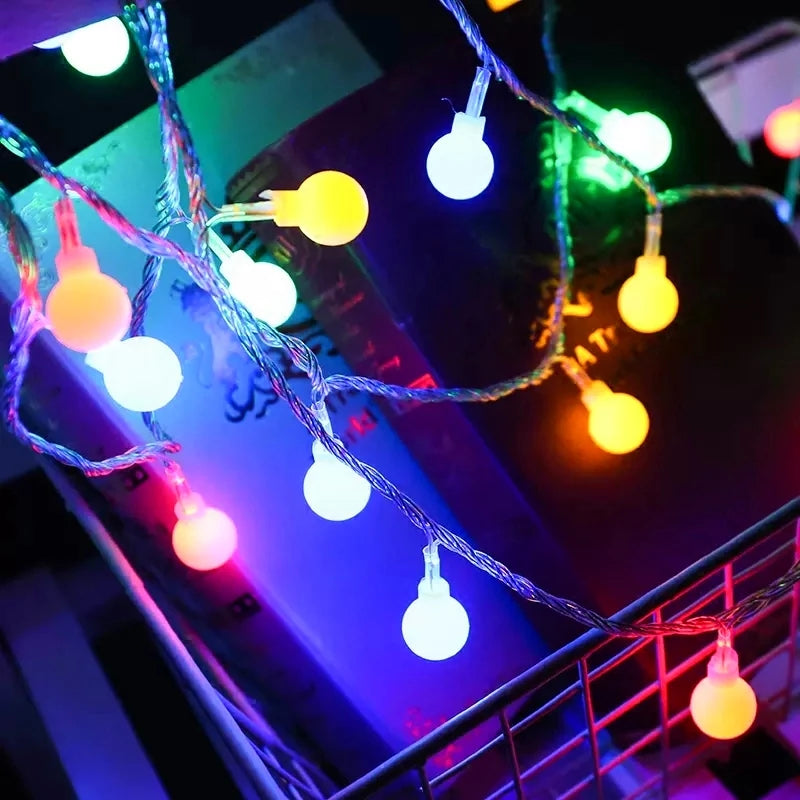 LED String Light Garland, Fairy Lights, Warm Ambient Decor for Bedroom and Patio