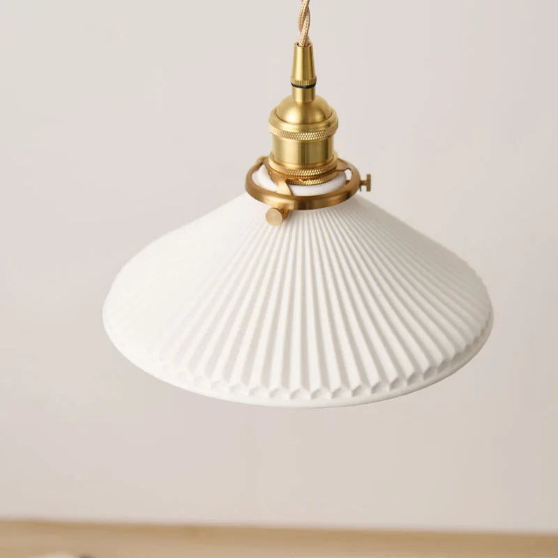 Ceramic Dome Chandelier, Single Pendant Light, Minimalist Fixture for Kitchen Islands