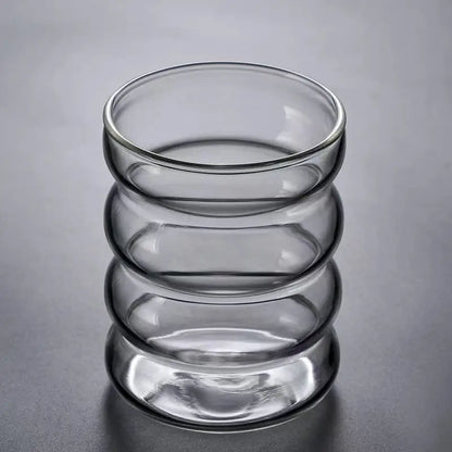 Double Wall Glass Cup, Insulated Coffee Mug, Borosilicate Glassware for Tea and Latte